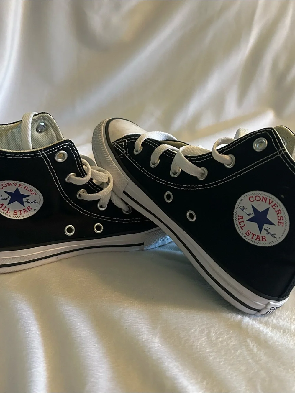 Converse Kids Black and White High-Top Sneakers